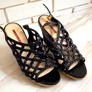 Prada Wedge Sandals